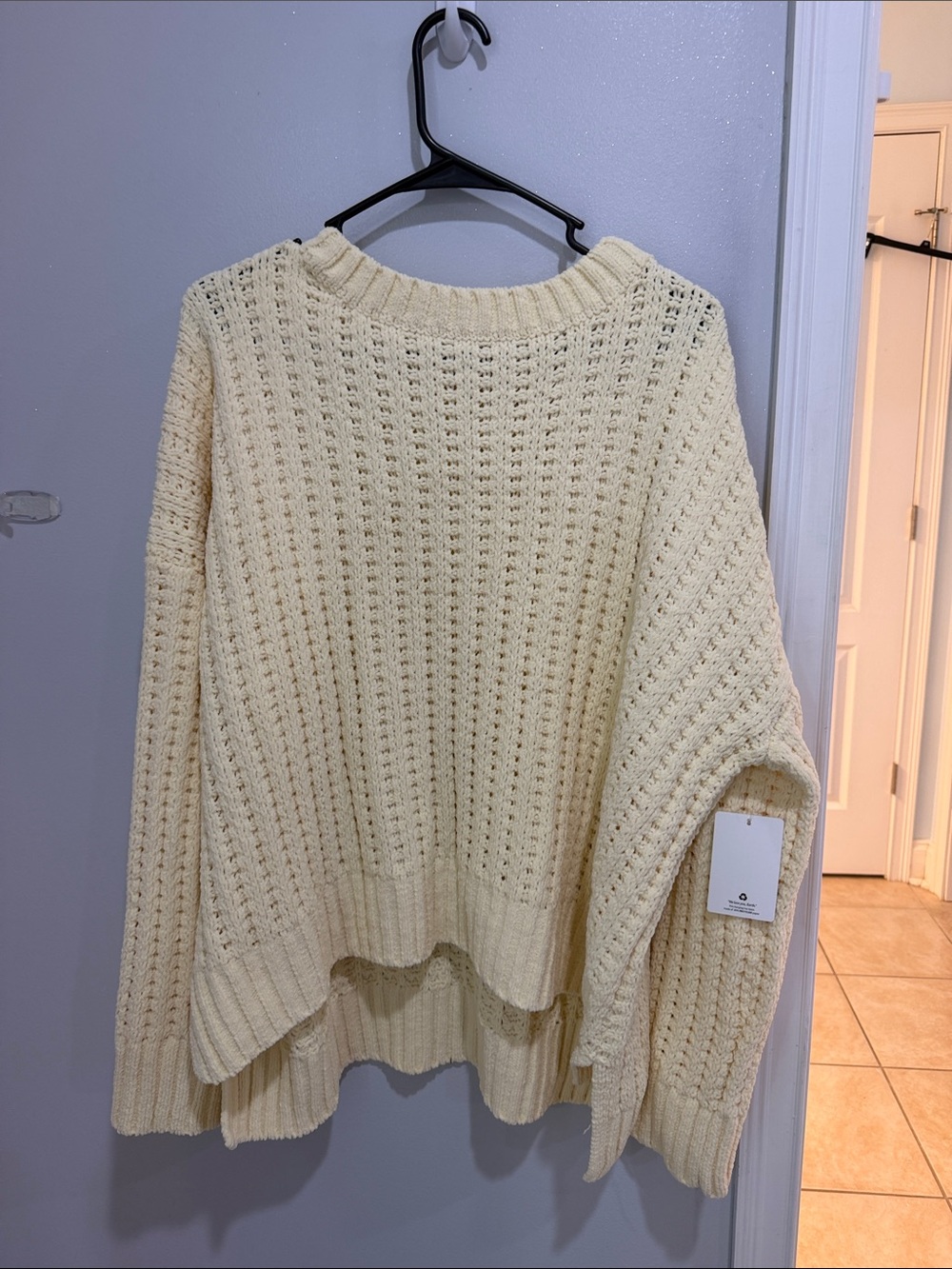 Thick yellow sweater